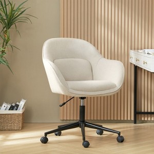 Virginia Office Chair With Curved Backrest|ARTFUL LIVING DESIGN - 1 of 4