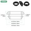 Unique Bargains Rubber Corrosion-Resistant Snap-in Locking Hole Plugs Black - 3 of 4