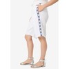 Roaman's Women's Plus Size Cotton Bermuda Shorts - 4 of 4