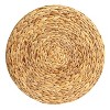 Household Essentials Water Hyacinth Hourglass Stool, Natural - 2 of 4