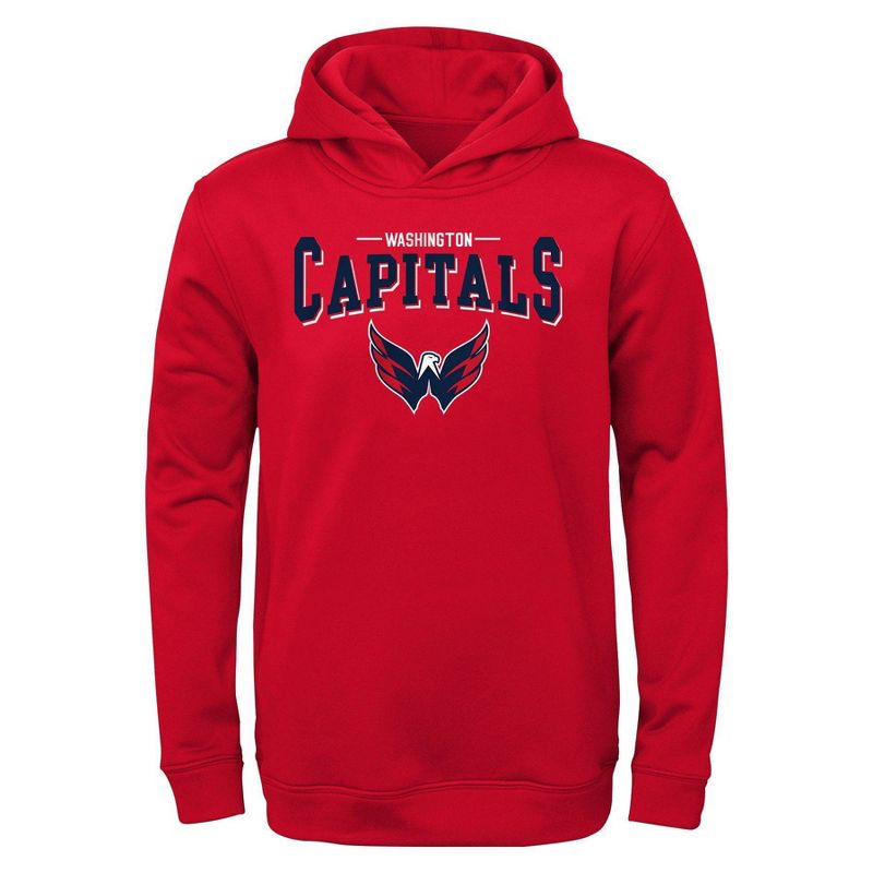 NHL Washington Capitals Boys&#39; Core Hooded Sweatshirt, 1 of 2
