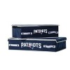 NFL Franklin Sports New England Patriots Under The Bed Storage Bins - Large - 2 of 4