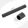 Unique Bargains Water Plumb DIY Crafts High Impact Rigid Round Pipes 8" Length ID 0.83" OD 0.98" Dark Grey - 2 of 4