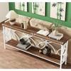 ORRD Long Sofa Table Behind Couch, Entry Console Table - 3 of 4