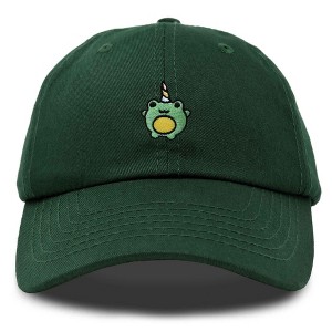 Dalix Froggy Unicorn Embroidered Cotton Dad Hat Baseball Cap Adjustable Mens Womens - 1 of 4