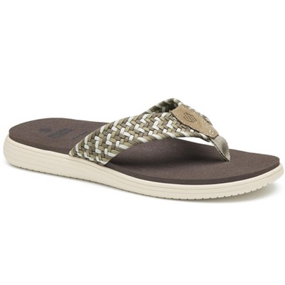 Johnston & Murphy Men's Upton Woven Flip Flop Sandal Casual Shoe