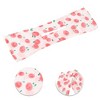 Unique Bargains Women's Cute Fruit Pattern Hair Curler Pink White 1 Pc - 3 of 3