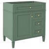 30'' Bathroom Vanity Without Sink, Freestanding Bathroom Storage Cabinet With 2 Drawers And 1 Tip-Out Drawer - 3 of 4