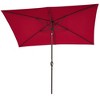 Sonkuki 10×6.5FT Rectangular Patio Umbrella with 200gsm Solution-Dyed Fabric - 2 of 4