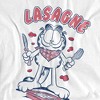 Women's Garfield Lasagne Loose T-Shirt White - 2 of 4