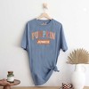 Simply Sage Market Women's Varsity Pumpkin Junkie Short Sleeve Garment Dyed Tee - 2 of 2