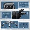 LACOO Faux Leather Executive Office Chairs with Adjustable Armrest - 4 of 4