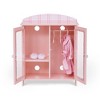 Sophia's by Teamson Kids Pink Plaid Closet with Pink Bathrobe & Slipper - 4 of 4