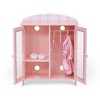 Sophia's by Teamson Kids Pink Plaid Closet with Pink Bathrobe & Slipper - image 4 of 4