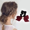 Unique Bargains Elegant Flower Pearl Ribbon Hair Elastic Band 1 Pc - 2 of 4
