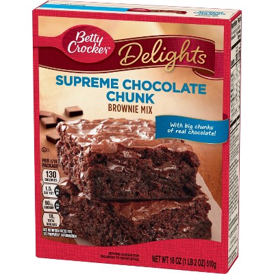 Betty Crocker Supreme Chocolate Chunk Brownie Mix - 18oz