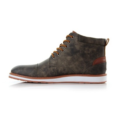 Ferro Aldo Mens Birt MFA506027 Casual Mid-Top Sneaker Boots, in Rust Grey, Size 8.5 — фото 3