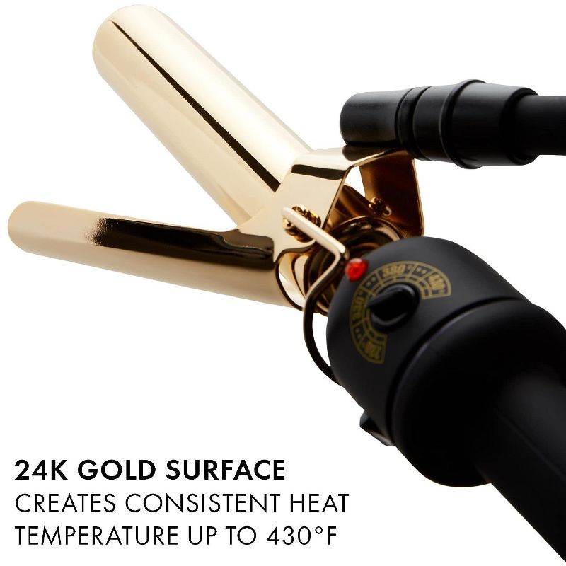 Hot Tools Pro Artist 24K Gold Marcel Iron | Long Lasting Curls, Waves (1/2 in), 3 of 7