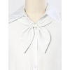 Allegra K Women's Pre-tied Solid Color Adjustable Sailor Suit Bowknot Bowties - 2 of 4
