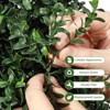 2Pcs Artificial Cedar Topiary Trees for Home Decor 3ft Fake Cypress Trees Potted Faux Evergreen Plants - 3 of 4