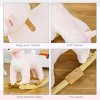 SEVOBAL Toy Vehicles Kids Plush Ride On Deer Rocking Horse with Realistic Sounds and Pedals for Toddlers - 4 of 4