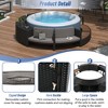 YOOCOZZ  Patio Rattan Sofa Set with Storage & Cushions - 4 of 4