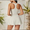 Anna-Kaci Active Women's Flare Athletic Skort with Built-in Shorts High Waist - 4 of 4