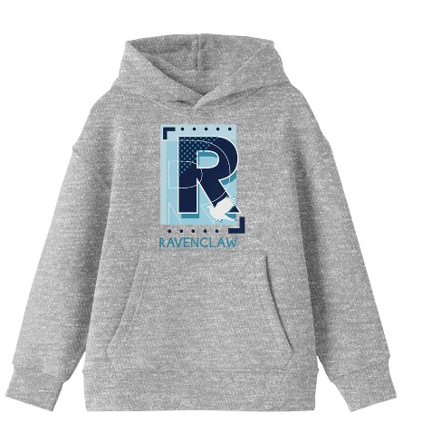 Harry Potter House Of Ravenclaw Youth Heather Gray Hoodie : Target