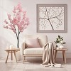 Artificial Cherry Blossom Tree, Large Pink Cherry Blossom Tree in Pot, Large Artificial Plant, Suitable for Living Room, Balcony, Bedroom, Office - 2 of 4