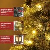 2 pcs 4.5ft Pre-Lit Christmas Tree,Artificial Christmas Tree with 108 Warm White Led Lights,Easy Assembly,Fake Xmas Tree for Home Office Party Decor - 4 of 4