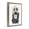 Stupell Industries Perfume Poppies Watercolor Black Framed Floater Canvas Wall Art - 3 of 4