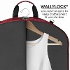 WallyBags 52" Premium Travel Garment Bag with shoulder strap and two large pockets - 4 of 4