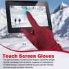 HTUTWOO Winter Gloves for Women, Touch Screen Texting Warm Gloves with Thermal Soft Lining for Outdoor Activities and Cold Weather Commuter - 3 of 4