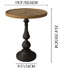 UPHA 20-inch W Wooden End Tables Retro Side Table Country Accent Side Table - 2 of 4