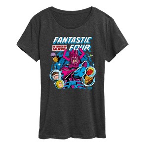 Women's - Marvel - Fantastic 4 Galactus Comic Cover Short Sleeve Graphic T-Shirt - 1 of 4