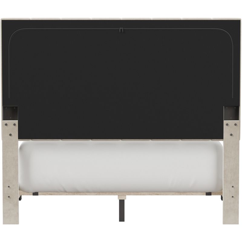 Full Crestone Upholstered Adjustable Height Platform Bed Cream - Hillsdale Furniture, 6 of 14