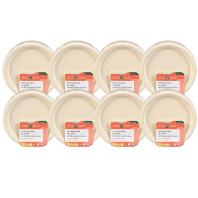Ecosoul 10" Round Plates - Case of 8/50 ct