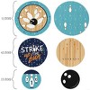 Big Dot of Happiness Strike Up the Fun - Bowling - Birthday Party or Baby Shower Giant Circle Confetti - Party Decorations - Large Confetti 27 Count - 2 of 4