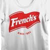 French's Logo Since 1904 Women's White Crew Neck Short Sleeve T-shirt - 2 of 3