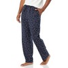 TIME HOLLOW Navy Paisley Straight-Fit Woven Pajama Pants - 2 of 3