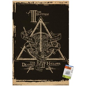 Trends International Harry Potter - Deathly Hallows - The Brothers - Symbol Unframed Wall Poster Prints - 1 of 4
