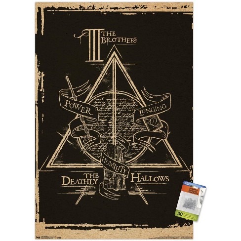 Trends International The Wizarding World: Harry Potter - Illustrated  Hogwarts Unframed Wall Poster Print Clear Push Pins Bundle 14.725 X  22.375 : Target