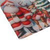 Unique Bargains Christmas Place Mats Santa Claus Animal Flax Red White Green 11.8"x17.7" 2 Pcs - 4 of 4