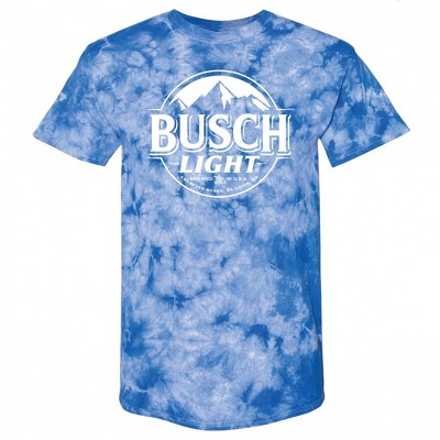 Mens Busch Light Tie Dye T-Shirt