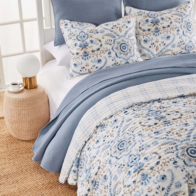 Loreli Medallion Blue Quilt Set Levtex Home Target