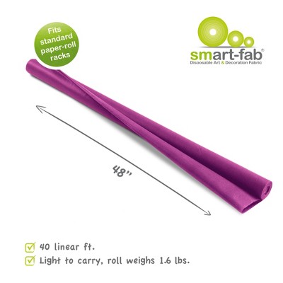 Dark Purple Non-Woven Fabric Roll for Outdoor Crafts, 48" x 40'