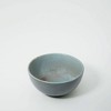 Gulches Decorative Bowls: Handcrafted Aqua Rustic Ceramic Soup Bowl - 2 of 4