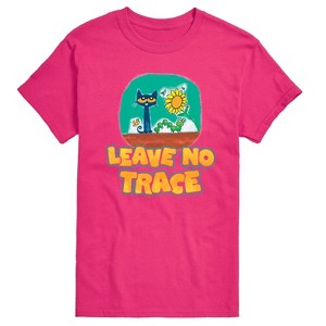 Men's - Pete the Cat - Leave No Trace Camping Short Sleeve Graphic T-Shirt - 1 of 4