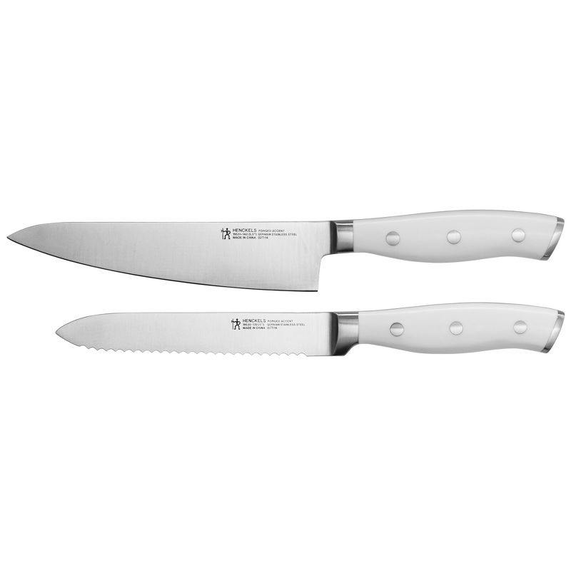 Henckels Forged Accent 2-pc Prep Knife Set - White Handle, 1 of 3