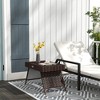 Vynxaria Patio Coffee Tables - 23.5" Folding Rattan Side Table for Outdoor Use - 3 of 4